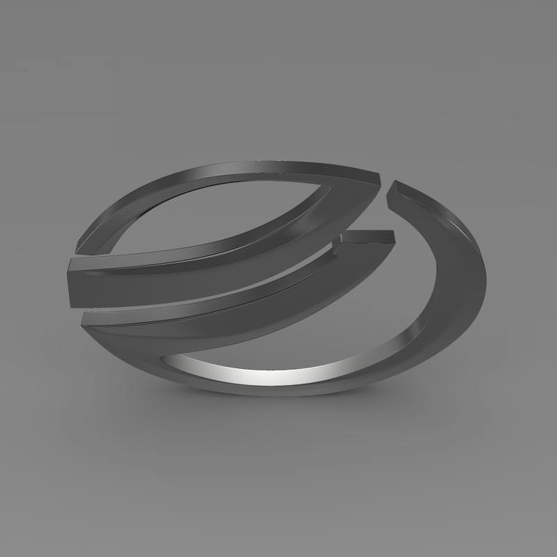 Zaz Logo 3D model_3