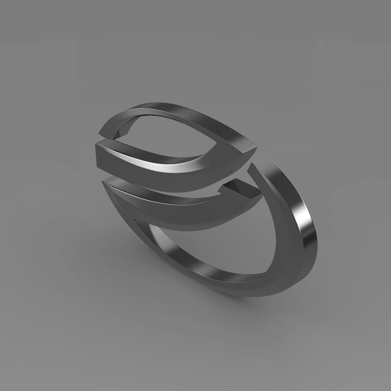 Zaz Logo 3D model_4