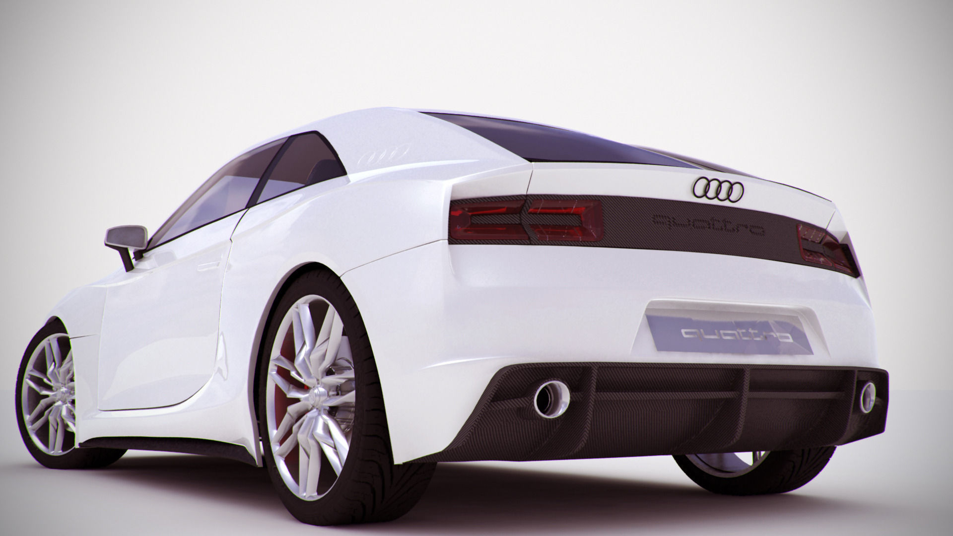 Audi Quattro concept coupe 2010version  3D model_4