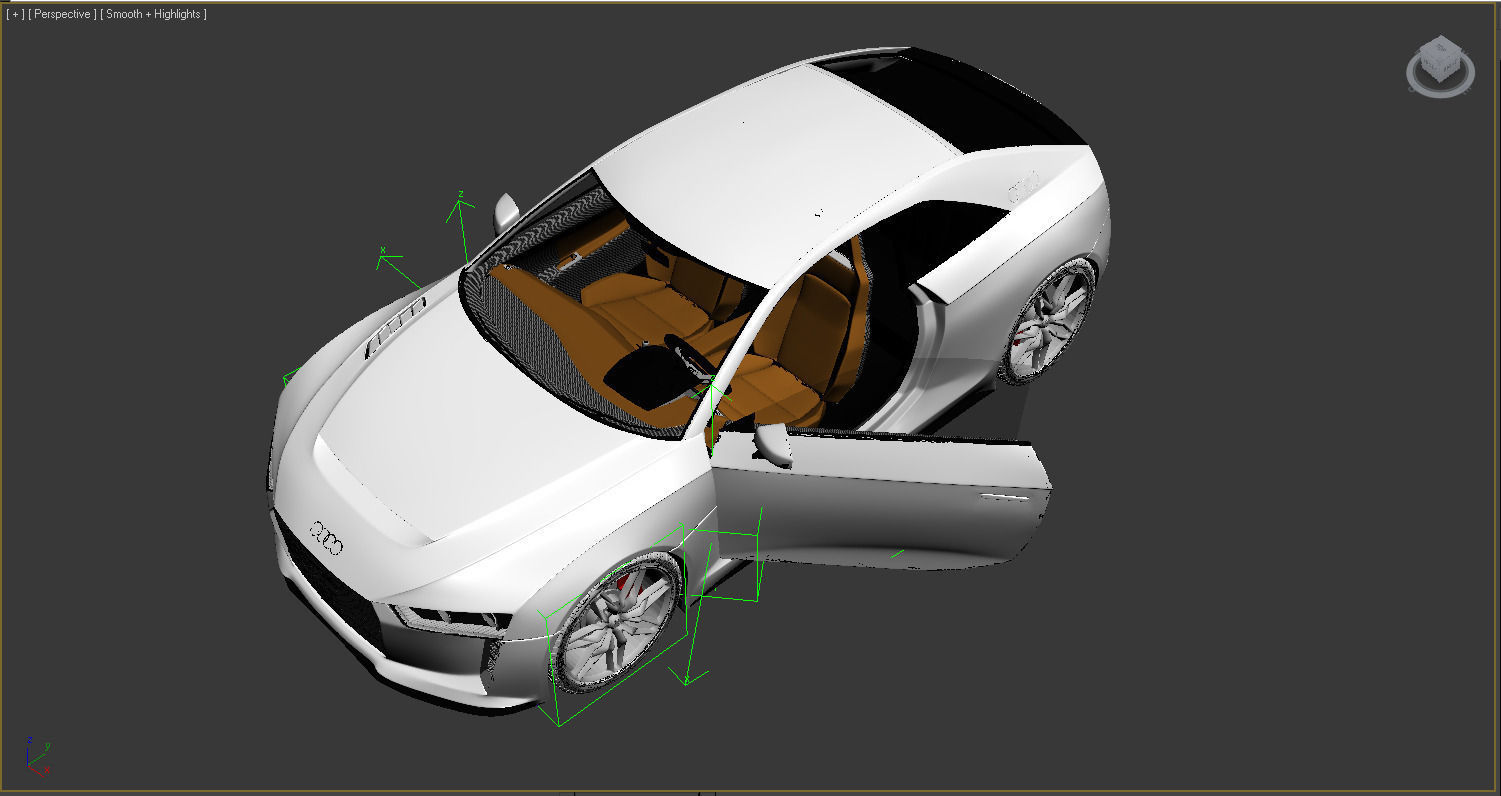 Audi Quattro concept coupe 2010version  3D model_6