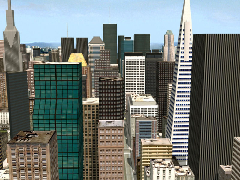 MEGAPOLIS - 3d city model 3D model_10