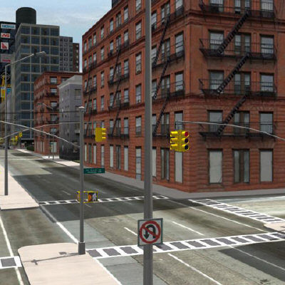 MEGAPOLIS - 3d city model 3D model_38