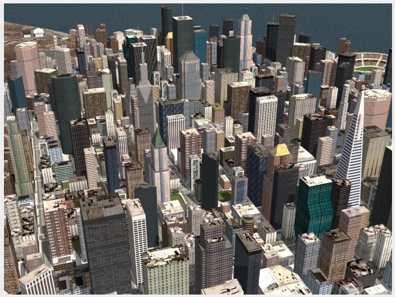 MEGAPOLIS - 3d city model 3D model_18