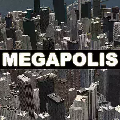 MEGAPOLIS - 3d city model 3D model