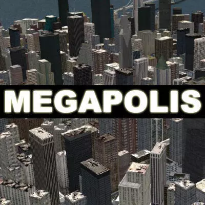 MEGAPOLIS - 3d city model 3D model_0