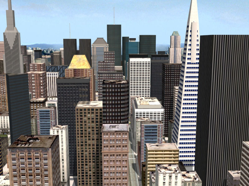 MEGAPOLIS - 3d city model 3D model_13