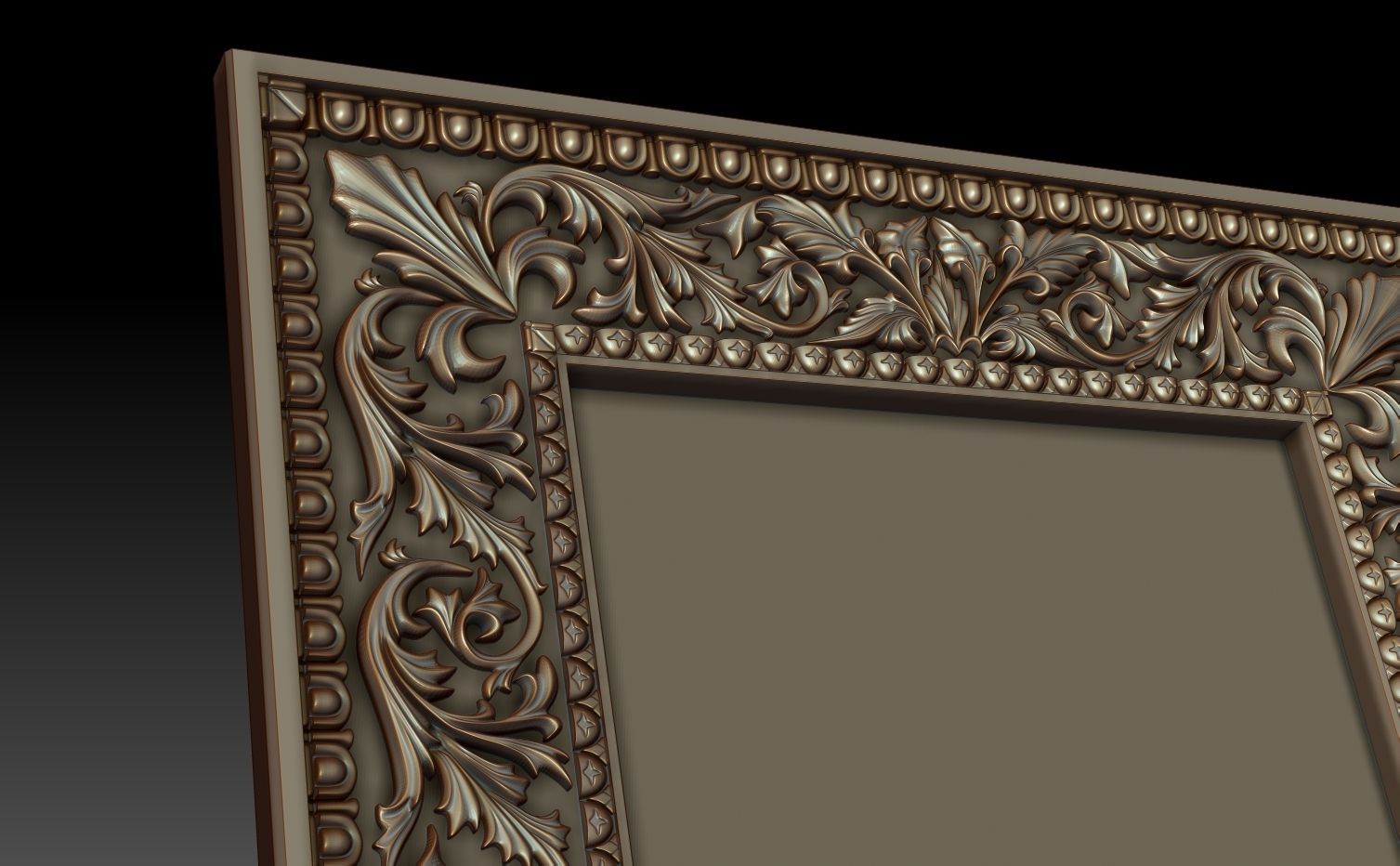 Decorative frame 3 3D model_3