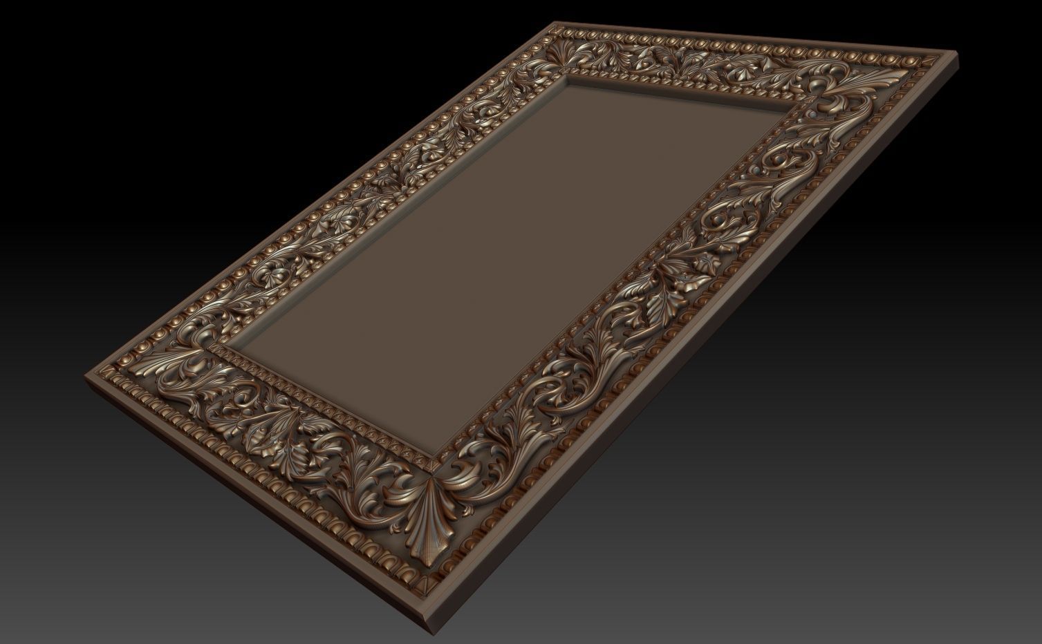 Decorative frame 3 3D model_1