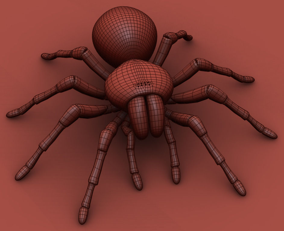 ANIMATED Tarantula 3d model a 3D model_20