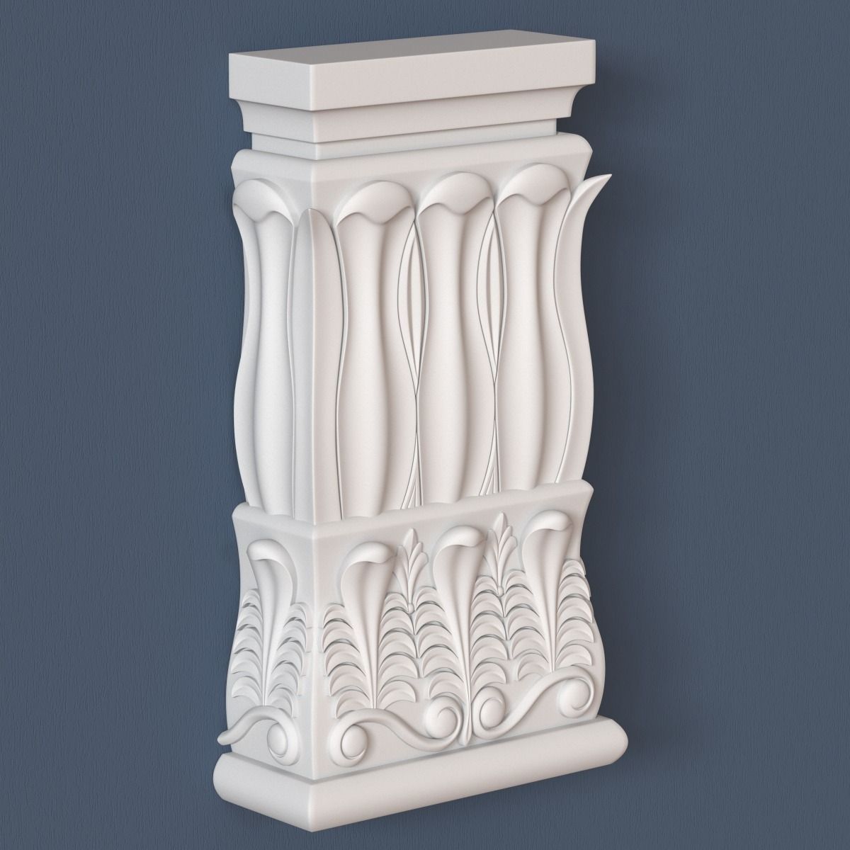 Pilaster Capital 3D model_1