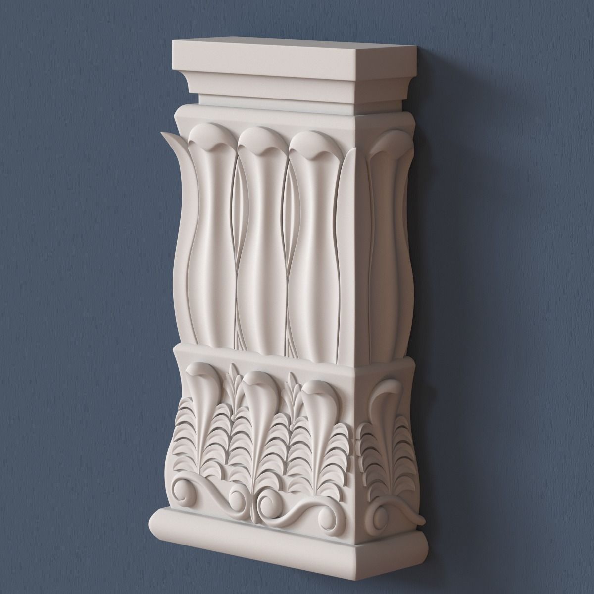 Pilaster Capital 3D model_2
