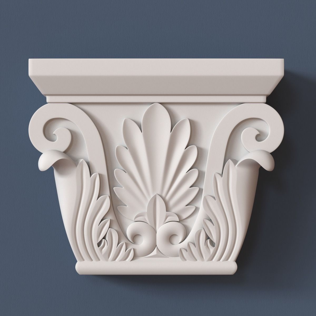 10 Pilaster Capitals Collection 3D model_7