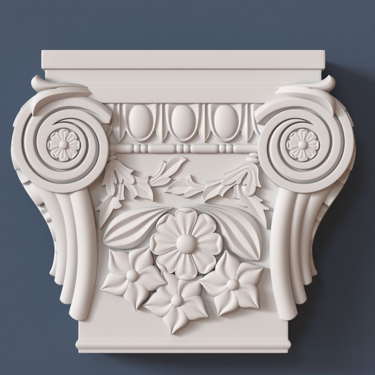 10 Pilaster Capitals Collection 3D model_6