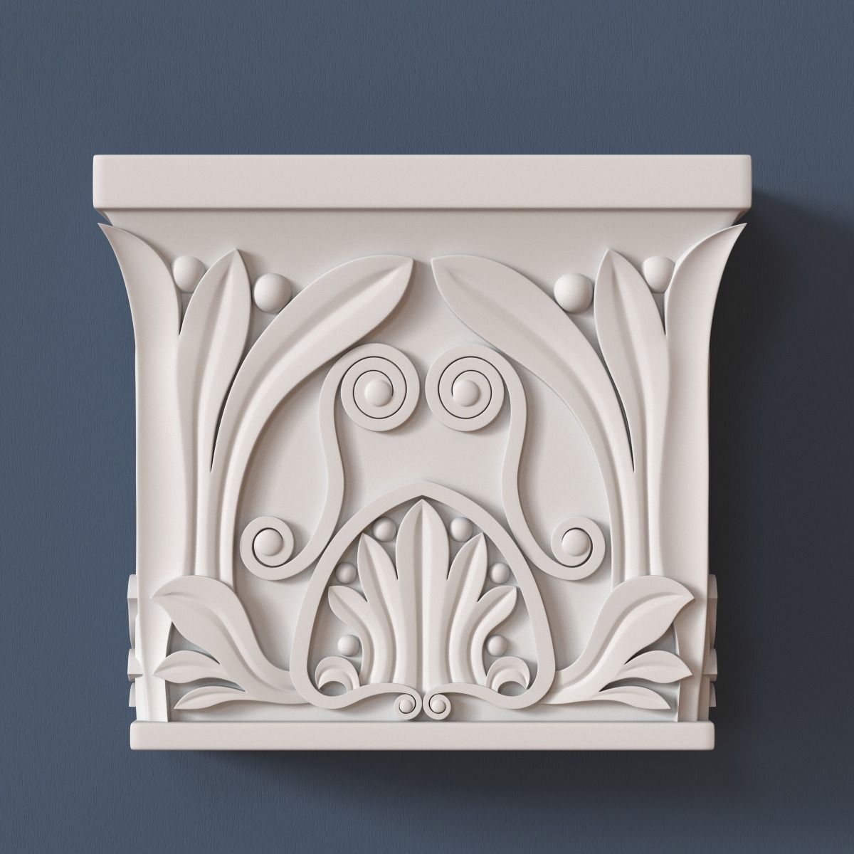 10 Pilaster Capitals Collection 3D model_8