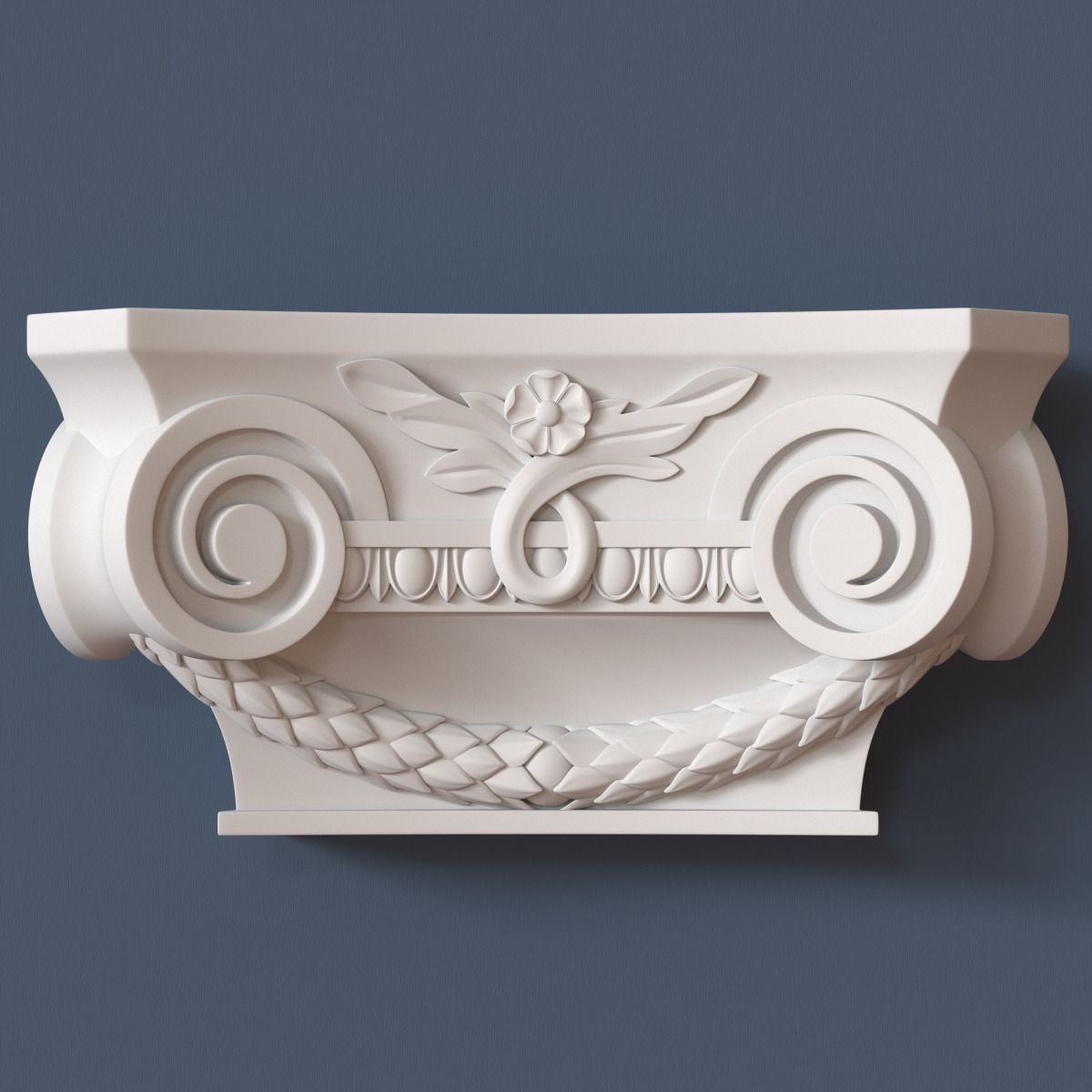 10 Pilaster Capitals Collection 3D model_4
