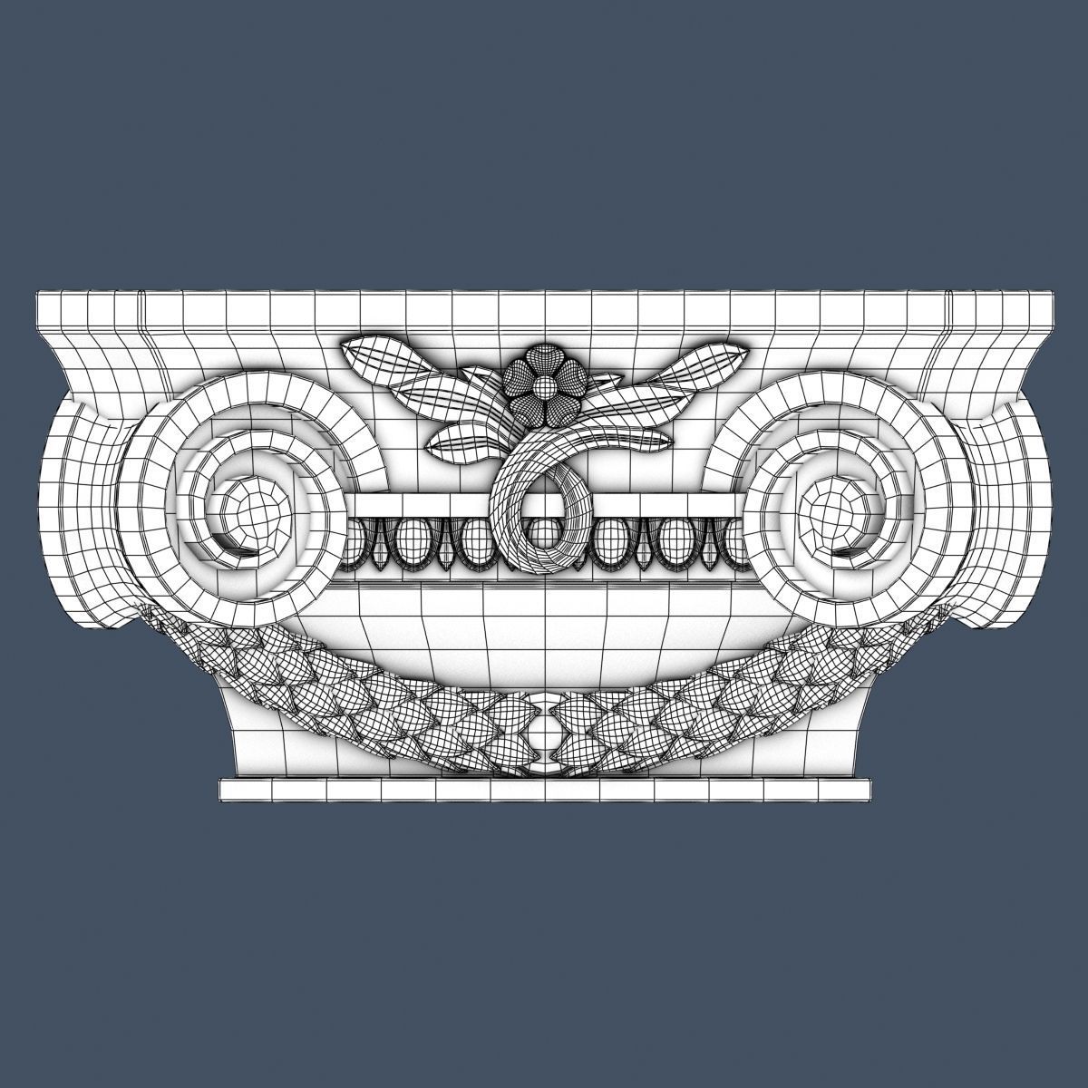 10 Pilaster Capitals Collection 3D model_17