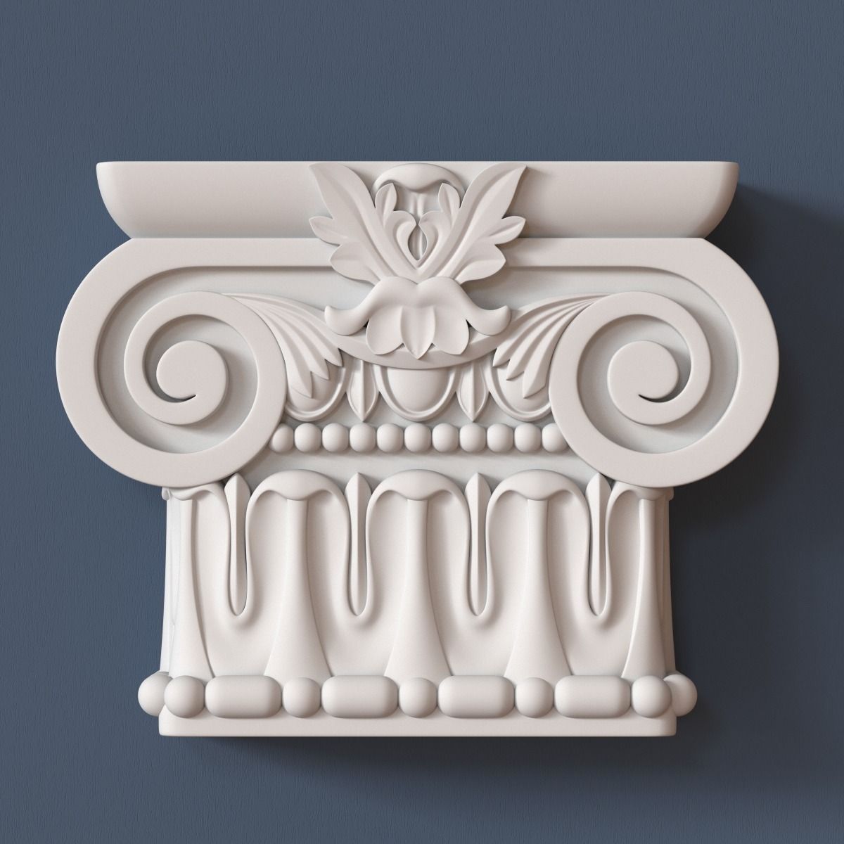 10 Pilaster Capitals Collection 3D model_3