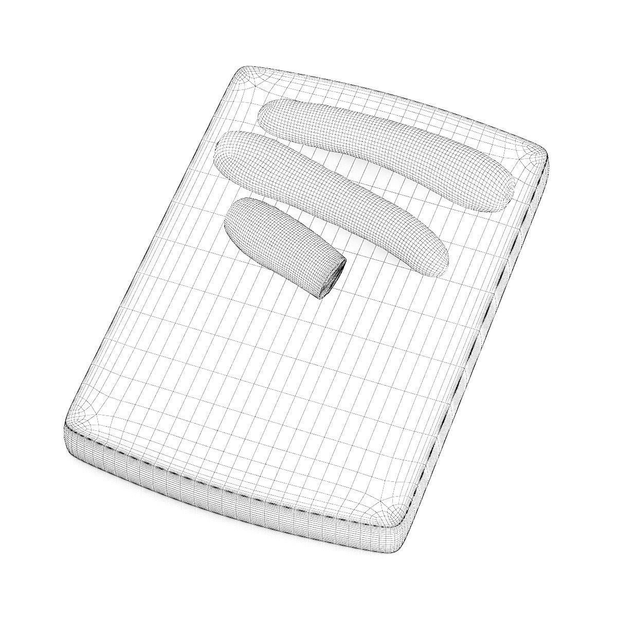 Carrots chopping board with 3D model_5