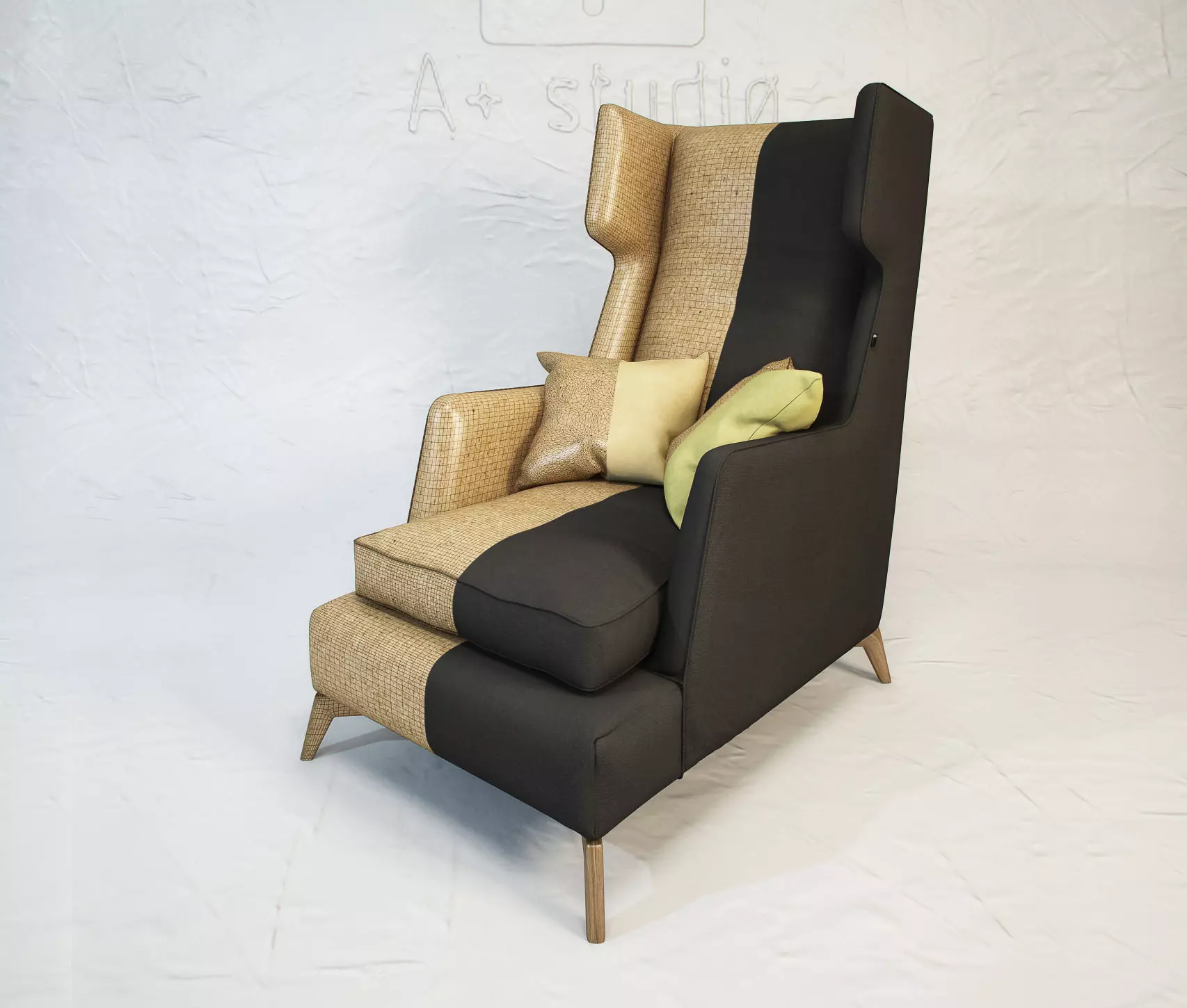 VIBIEFFE Class 680 highchair 3D model_0