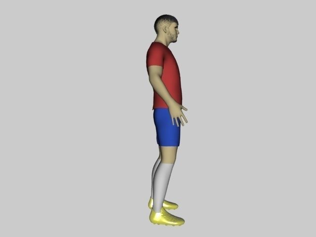Football player 3D model_6