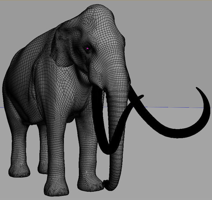 Hollywood Mammoth - 3d model 3D model_10