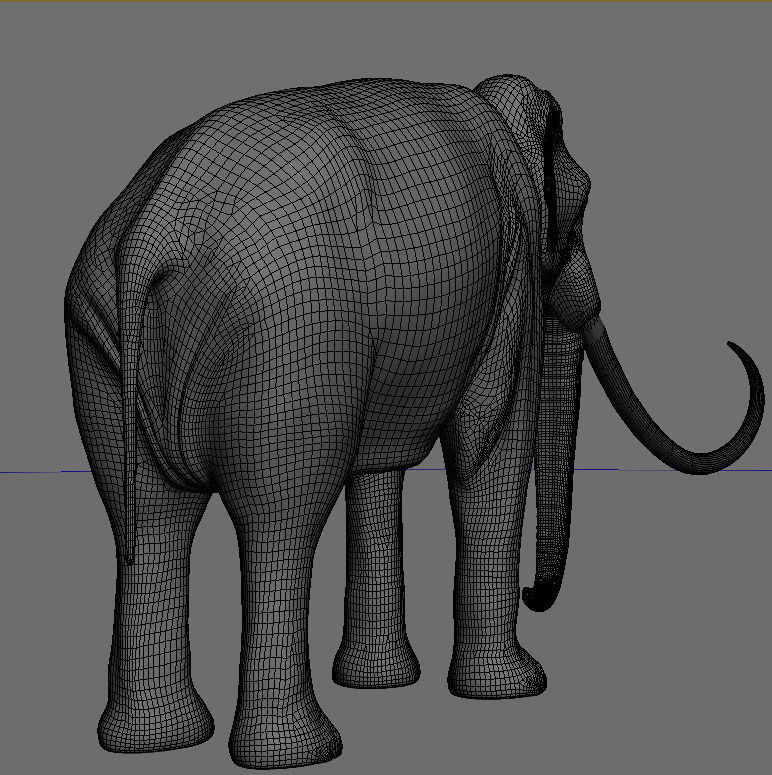 Hollywood Mammoth - 3d model 3D model_11