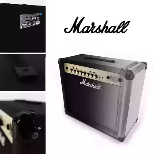 Marshall MG30FX amplifier 3D model