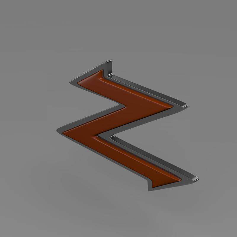 Zagato Logo 3D model_3