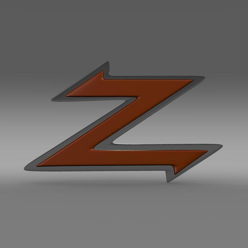 Zagato Logo 3D model_1