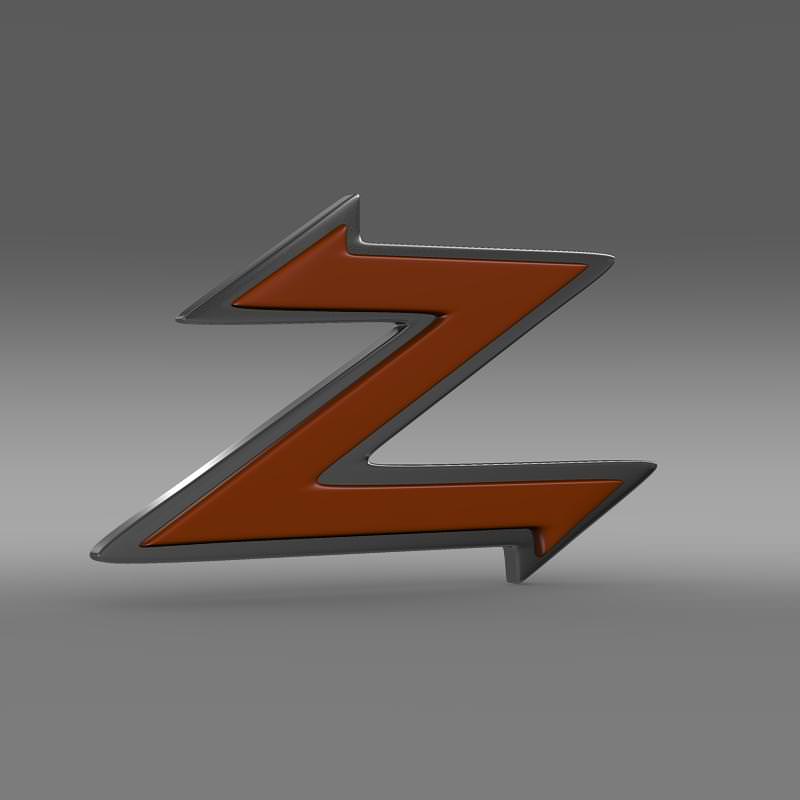 Zagato Logo 3D model_2