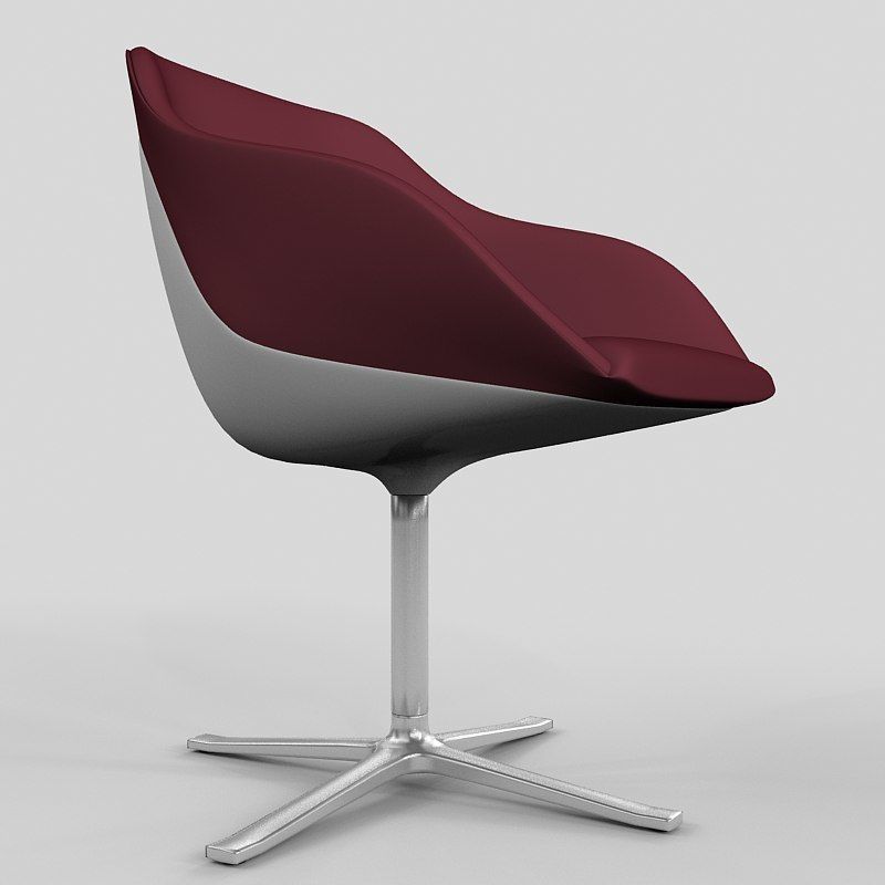 Armchair Walter Knoll Turtle 3D model_3