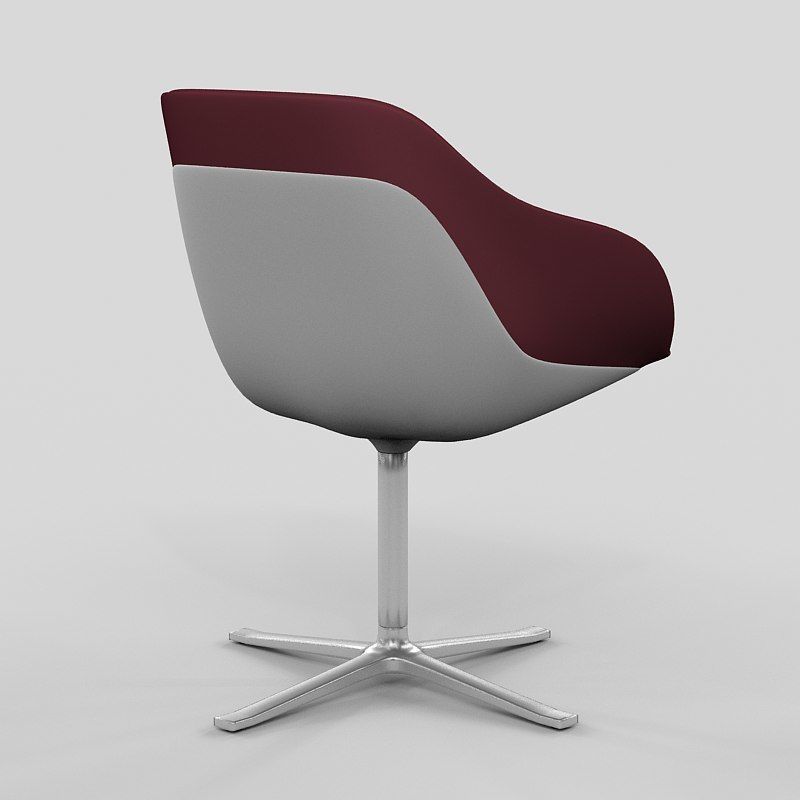 Armchair Walter Knoll Turtle 3D model_5