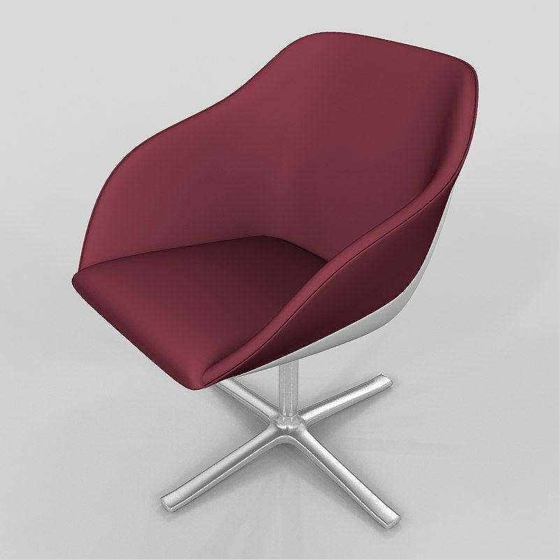 Armchair Walter Knoll Turtle 3D model_4