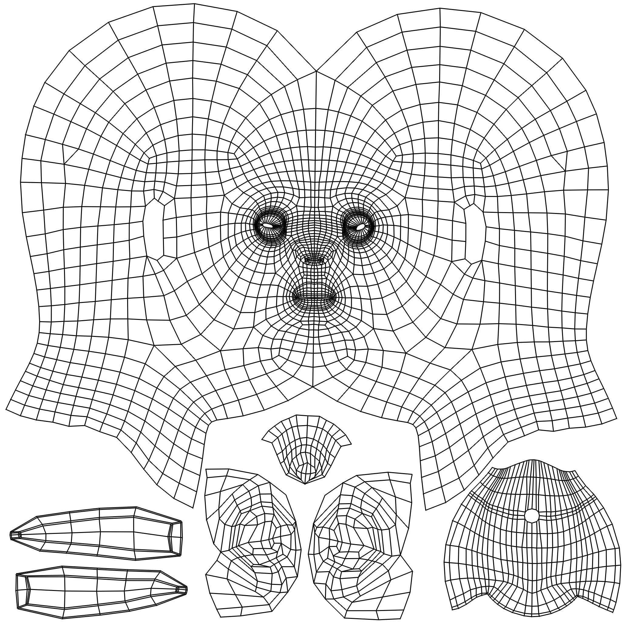 Cartoony Professor Rigged  3D model_9
