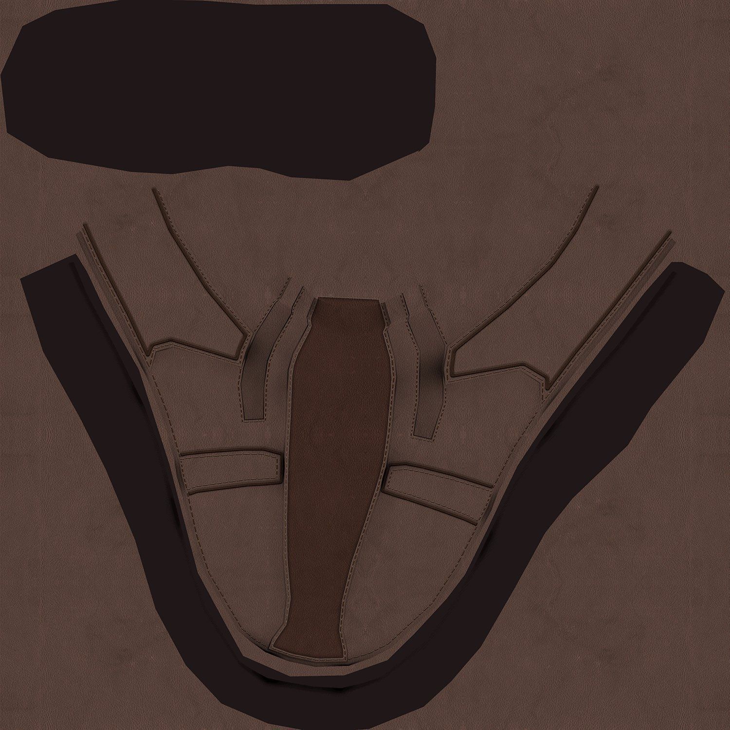 Rigged Cartoony Man Character with Textures 3D model_10