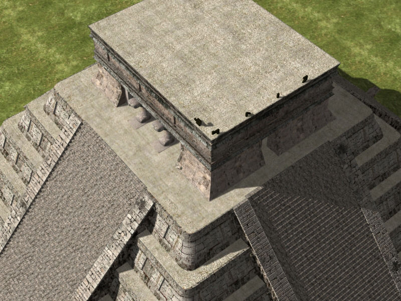 Photoreal Mayan temple - 3d model 3D model_27