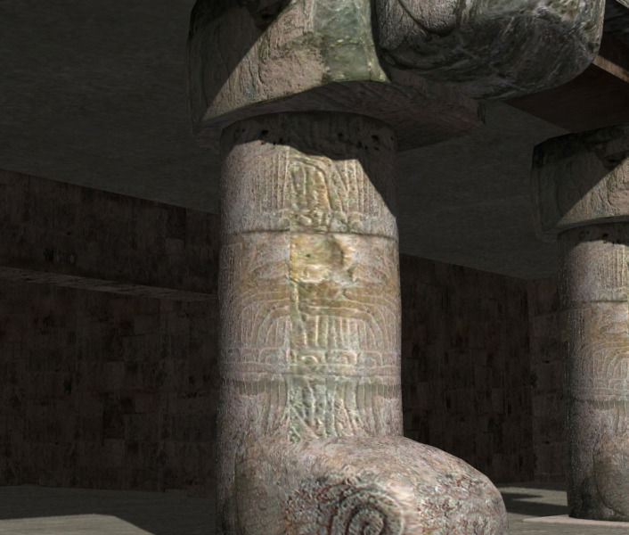Photoreal Mayan temple - 3d model 3D model_26