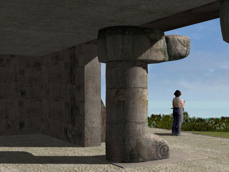 Photoreal Mayan temple - 3d model 3D model_32