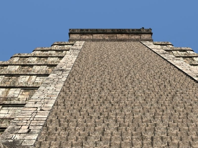 Photoreal Mayan temple - 3d model 3D model_5