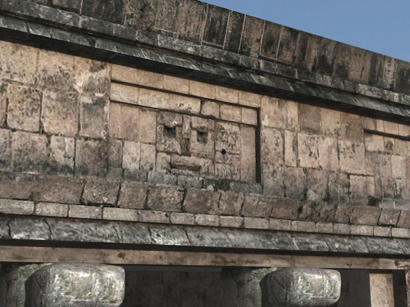 Photoreal Mayan temple - 3d model 3D model_14