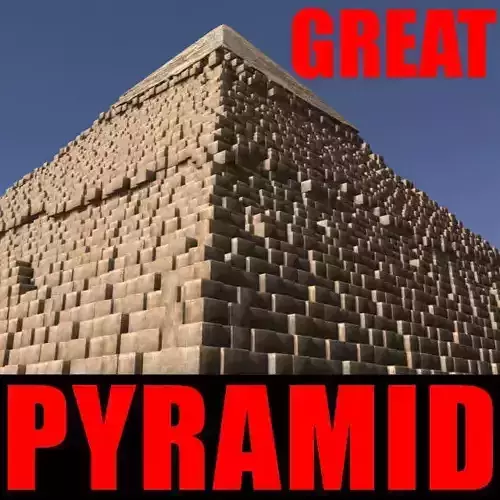 THE GREAT PYRAMID - 3d model 3D model