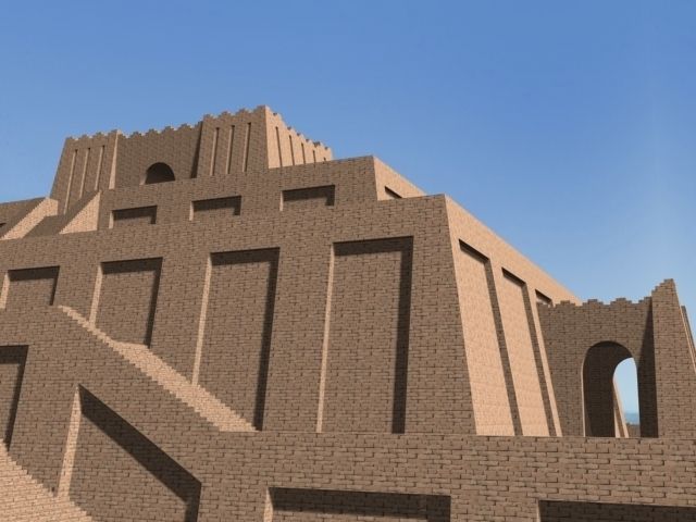 The Accurate Ziggurat of Ur - 3d model 3D model_37