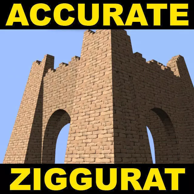 The Accurate Ziggurat of Ur - 3d model 3D model_0