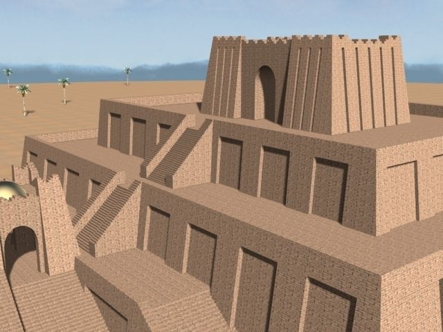 The Accurate Ziggurat of Ur - 3d model 3D model_11
