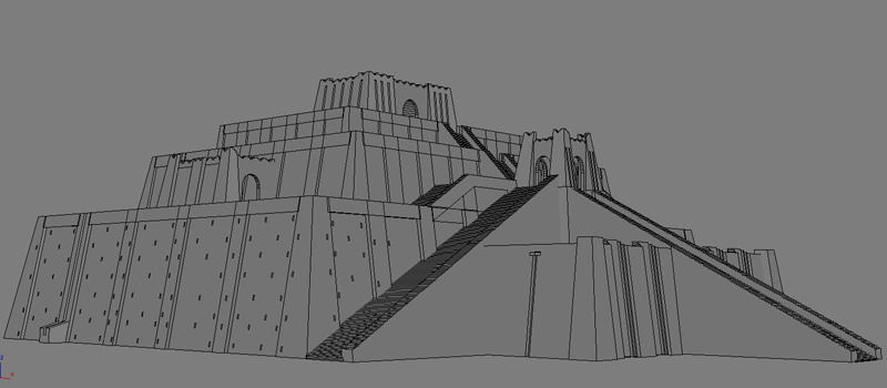 The Accurate Ziggurat of Ur - 3d model 3D model_23