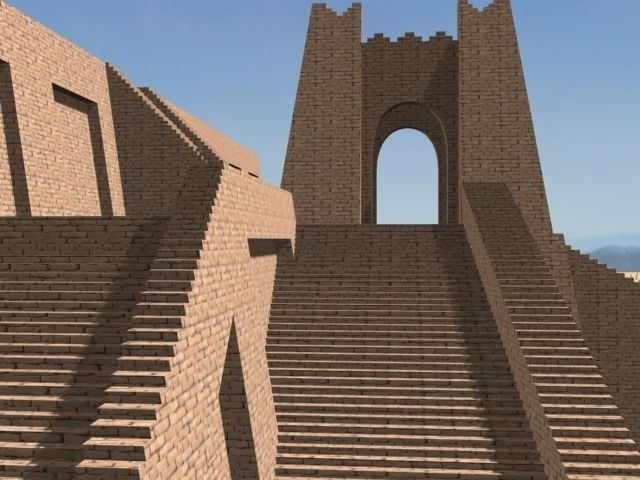 The Accurate Ziggurat of Ur - 3d model 3D model_34
