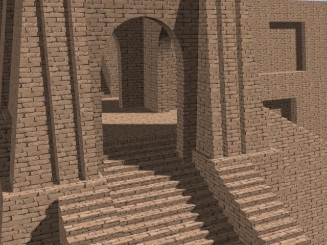 The Accurate Ziggurat of Ur - 3d model 3D model_9