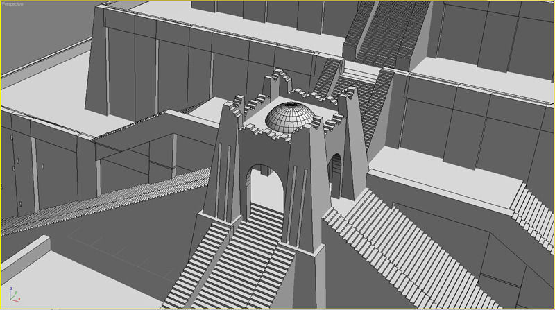 The Accurate Ziggurat of Ur - 3d model 3D model_8