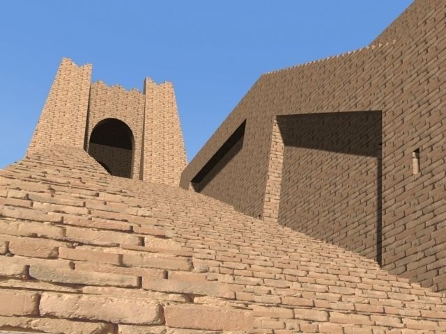 The Accurate Ziggurat of Ur - 3d model 3D model_7