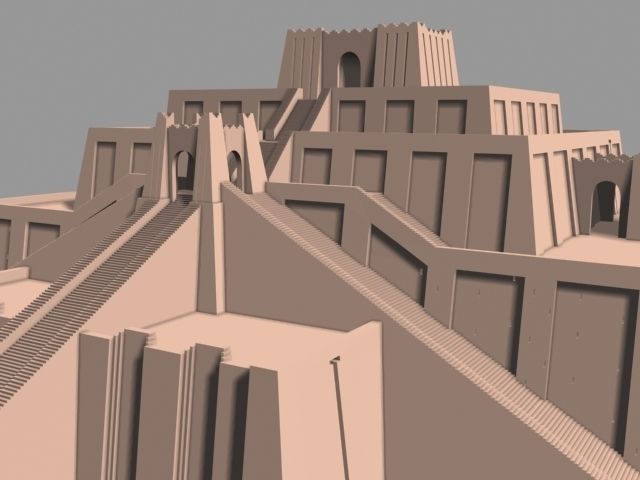 The Accurate Ziggurat of Ur - 3d model 3D model_17